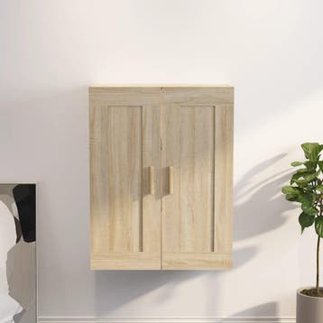 vidaXL Wandkast 69,5x32,5x90 cm bewerkt hout sonoma, Maison & Meubles, Armoires | Armoires murales, Verzenden
