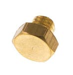Bouchon de fermeture en laiton M5 avec hexagone extérieur 16, Verzenden, Nieuw