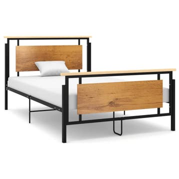 vidaXL Bedframe metaal 120x200 cm, Verzenden