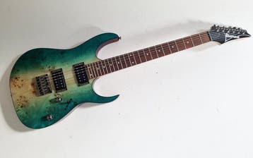 Ibanez - RG421PB-CHF rare Caribbean Shoreline - - Guitare, Musique & Instruments