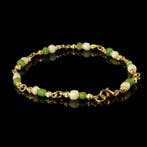 Oud-Romeins Bracelet, met Romeinse glazen kralen