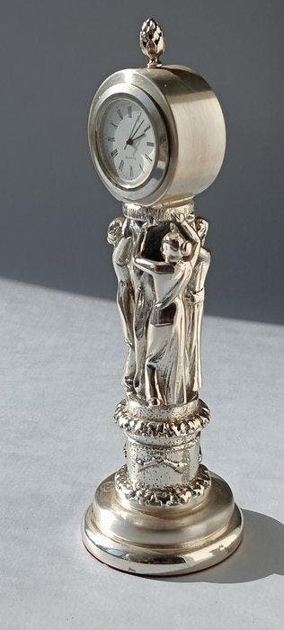 Horloge - Ottaviani - Style antique Plaqué(e) argent -, Antiquités & Art