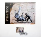 Banksy (1974) - FRAME Postcard and Stamp with Cancellation, Antiek en Kunst, Kunst | Schilderijen | Modern