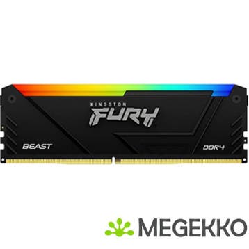 Kingston DDR4 FURY Beast RGB 1x32GB 3200, Informatique & Logiciels, Mémoire RAM, Verzenden