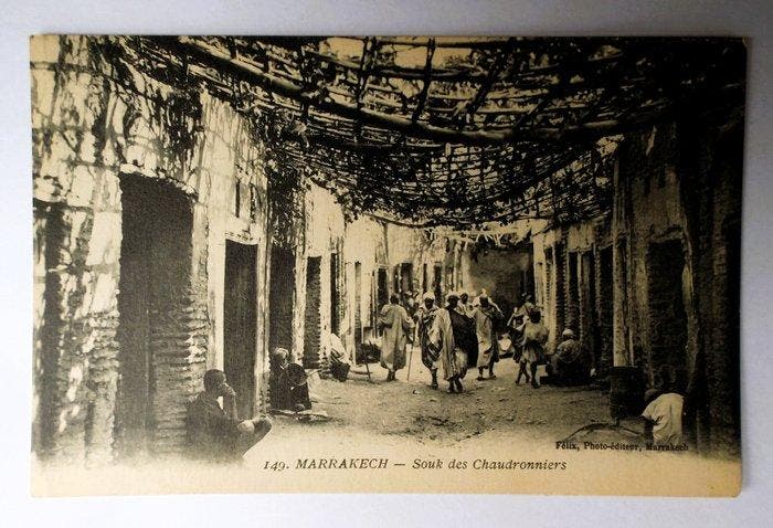 Maroc,  - Sa Majesté Le Sultan, Marchands de bois,, Verzamelen, Postkaarten | Buitenland