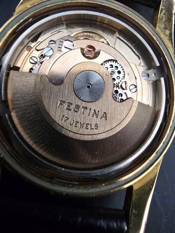 Festina - Automatic 60 - Mustard-Yellow dial - Sans prix de