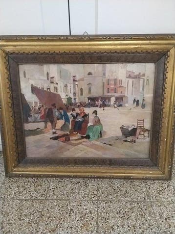 Gino Scalatelli (1870-1920) - Campo San Polo