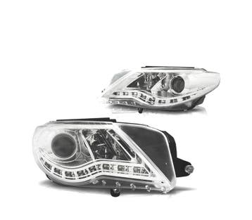 Phares Pour Volkswagen Vw Passat Cc 08-12 Daylight Fond Chro, Verzenden