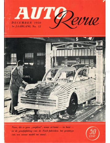 1950 AUTO REVUE MAGAZINE 12 NEDERLANDS, Ophalen of Verzenden, Nieuw