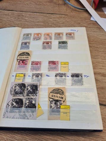 Duitse Rijk 1916/1923 - Duitse rijk infl tijd - Michel uit, Postzegels en Munten, Gestempeld