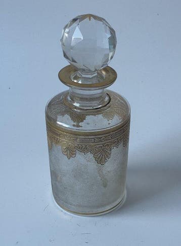 Saint Louis - Parfumfles - Gouden bies, geëtst met zuur -