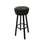 Barkruk Gezellig - Zwart- Vintage/Café, Ophalen