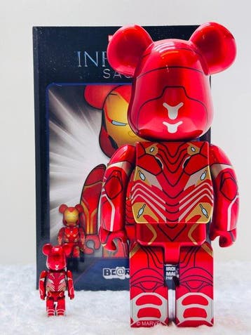 Medicom toy - BE@RBRICK 400% & 100% Iron Man Mark 50