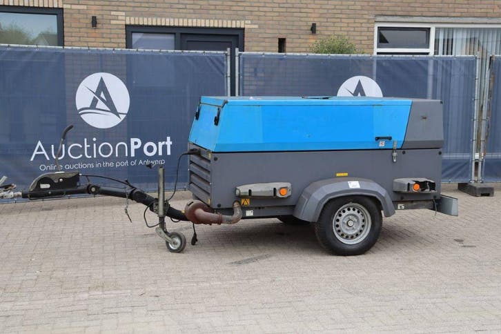 Veiling: Mobiele Compressor Atlas Copco Diesel 2013, Zakelijke goederen, Machines en Bouw | Pompen en Compressoren, Ophalen