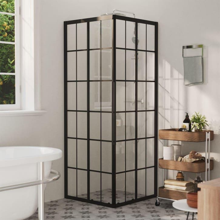 vidaXL Douchecabine 80x80x180 cm ESG, Bricolage & Construction, Sanitaire, Envoi