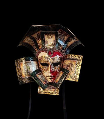 Masque de carnaval - I Tarocchi, Maschera del Galeone -