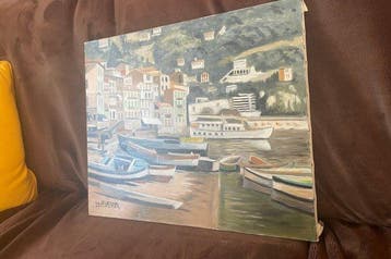 J.B.M. Vecker (1899-1988) - Port De Villefranche sur mer