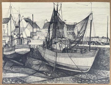 Raymond Legrand (1920-2019) - Bateaux au port (sans prix de