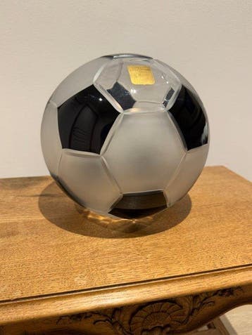 Val Saint Lambert - Vase - Football - Cristal, Antiquités & Art