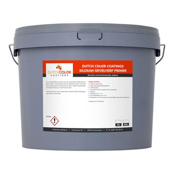 DCC Siloxan Gevelverf Primer Wit 5L, Doe-het-zelf en Bouw, Verzenden, Nieuw, Wit