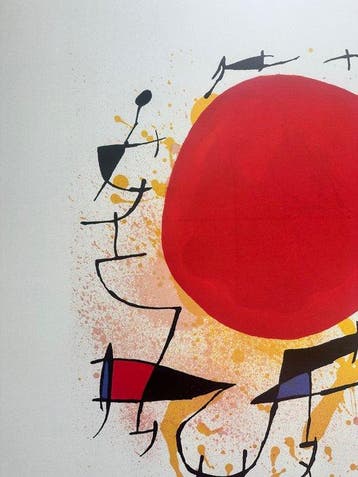 Joan Miro (1893-1983) - Composition, Antiek en Kunst