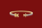 Tennis armband - 14 karaat Geel goud - 3.16ct. tw. Diamant