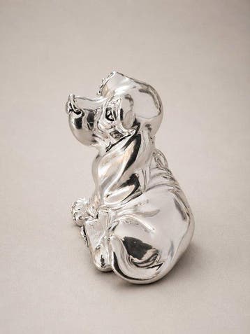 Marcello Giorgio - sculptuur, Cagnolino - 5.5 cm -