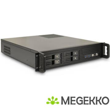 Inter-Tech 2U-2504 Rack Zwart, Informatique & Logiciels, Verzenden