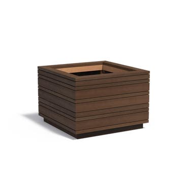 Bamboe plantenbak 120x120x85cm - Met bodem, Tuin en Terras, 100 cm of meer, Vierkant, Nieuw, 60 cm of meer