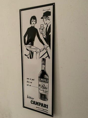 Campari S.P.A. - Targa Campari - De Pero - Plaque - IJzer