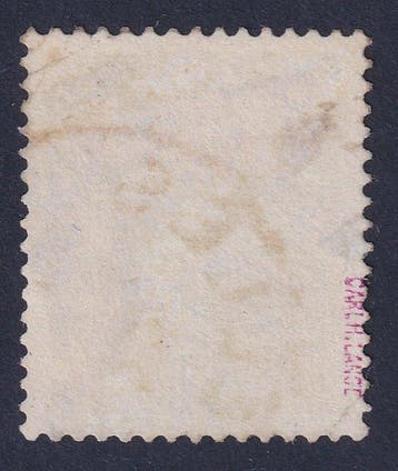 Belgique 1878 - 5F brun clair - Léopold II, avec cachet