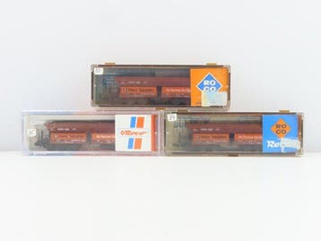 Roco N - 02365A/25116 - Modeltrein goederenwagon (3) - 3x, Nieuw