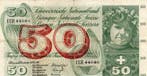 Suisse Schweiz Pick 48 a 50 Franken 04/05/1961, Verzenden, België