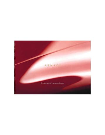 1999 BENTLEY ARNAGE BROCHURE ENGELS