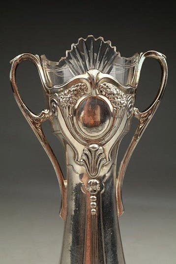 WMF - Vase - Plaqué(e) argent, Antiek en Kunst