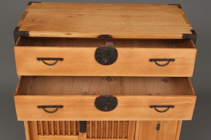 Chôba’dansu (armoire à documents du commerçant) - Bois, Antiquités & Art, Antiquités | Autres Antiquités