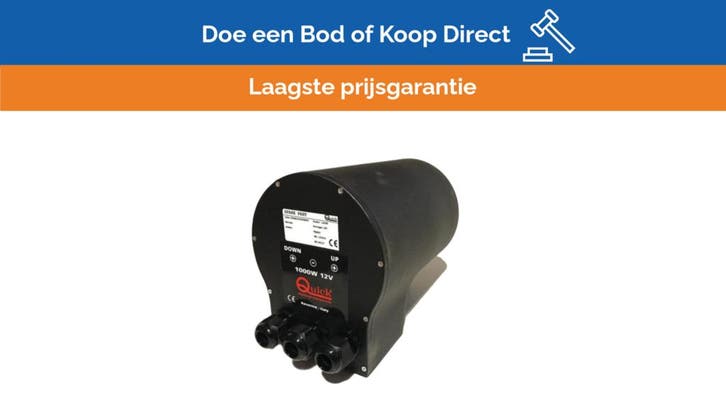 Bieden: Quick 24V | 1000W electric windlass | capstan motor, Watersport en Boten, Bootonderdelen, Ophalen of Verzenden