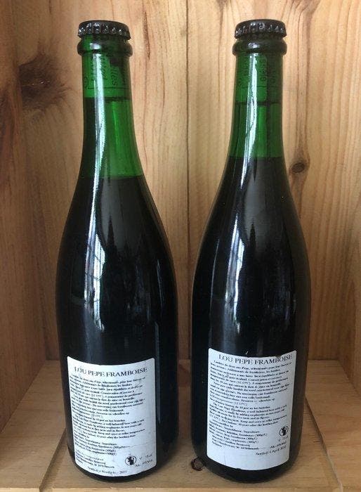 Cantillon - Lou Pepe Framboise 2011 & 2016 - 75cl - 2, Collections, Vins