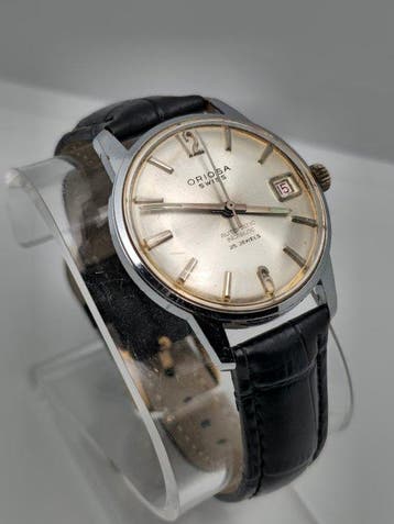 ORI0SA - Swiss made Incabloc - Automatik - Date - Zonder, Handtassen en Accessoires, Nieuw