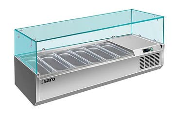 SARO Opzet koelvitrine - 1/3 GN - VRX 1500/380, Verzenden, Nieuw in verpakking, Koelen en Vriezen