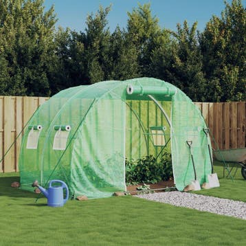 vidaXL Tuinkas met stalen frame 6 m² 3x2x2 m, Verzenden