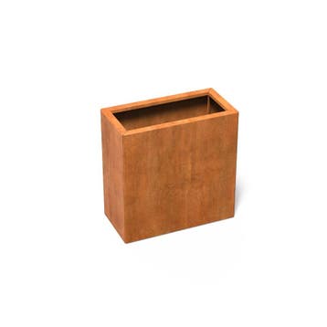 Cortenstaal plantenbak ‘Connect’ 80x40x80cm - Met bodem, Nieuw, Metaal, 60 tot 100 cm, 60 cm of meer