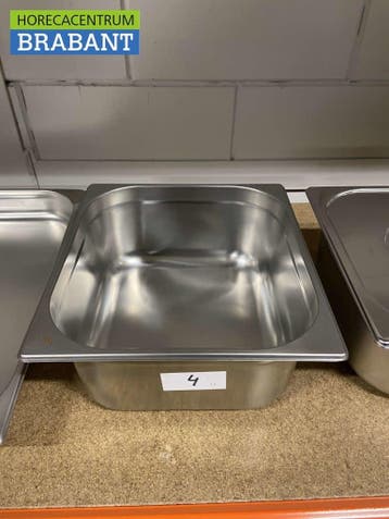 HCB, bac Gastronorm en acier inoxydable, bac GN 2/3,, Verzenden