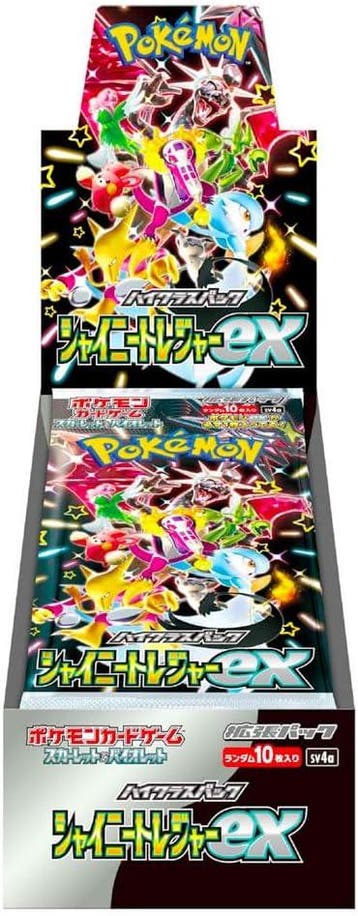 Shiny Treasure ex Booster Box | Retour deal | Nu -60%, Hobby en Vrije tijd, Verzamelkaartspellen | Pokémon, Verzenden, Gebruikt
