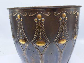 Jardinière - Laiton - pot de fleurs