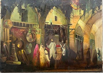 Arthur Sarkissian (XIX-XX) - Tehran Mercato, Antiquités & Art