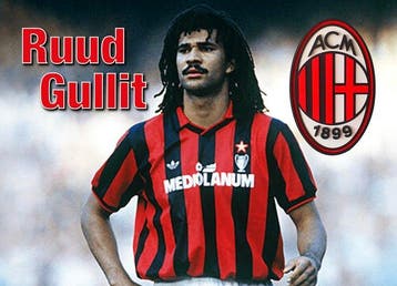 AC Milan - Italiaanse voetbal competitie - Ruud GULLIT *