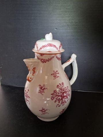 Pot - Porcelaine - Grande verseuse couverte