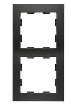 Peha Badora Cadre De Capot 2-Gang Noir Mat - 00276752, Verzenden