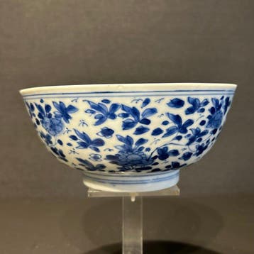 Bol - Porcelaine - Bol Kangxi bleu et blanc